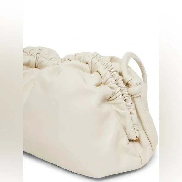Mansur Gavriel white mini Cloud leather clutch bag - Picture 4 of 16